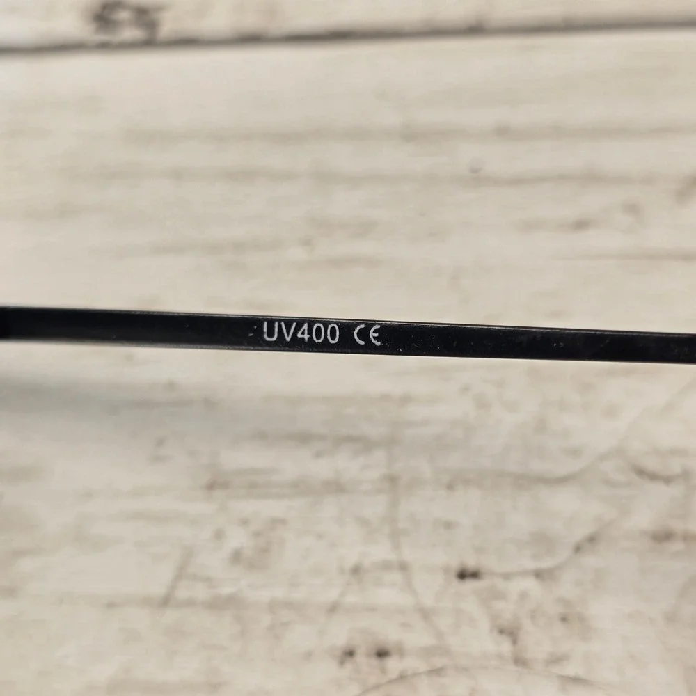 Unbranded Black Metal Aviator Sunglasses UV400 Protection 22953000